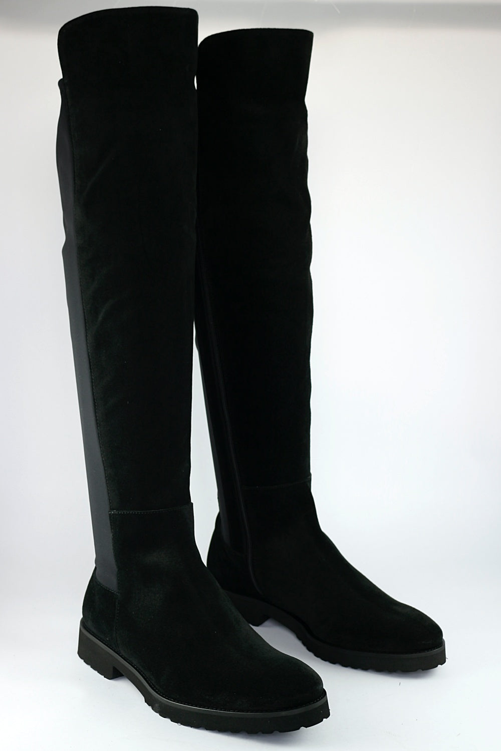 'Vinci' Long Black Boot