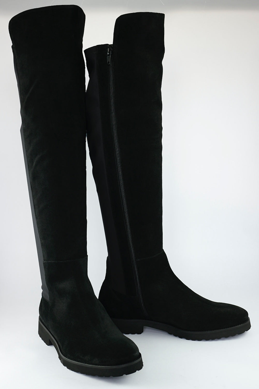 'Vinci' Long Black Boot