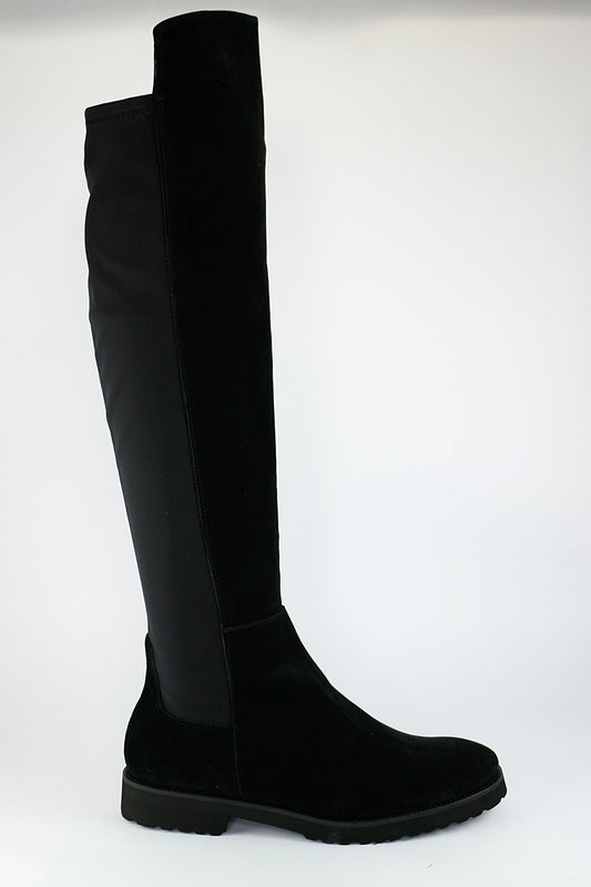 'Vinci' Long Black Boot