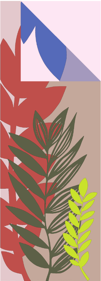 'Abstract No. 4' in Camel & Lime