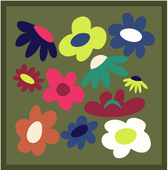 'Flower Power' in Green