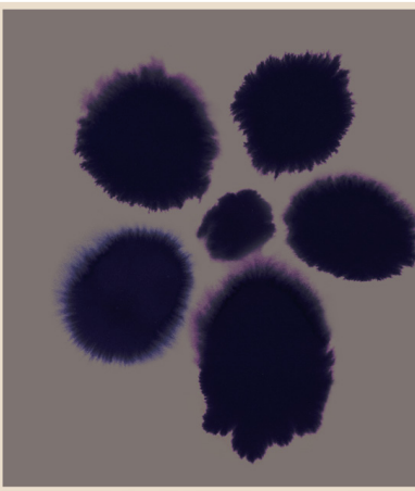 'Silk Splash' in Pewter & Purple