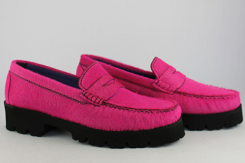 'Pink Pony' Loafer on a wedge