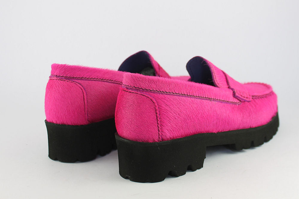 'Pink Pony' Loafer on a wedge