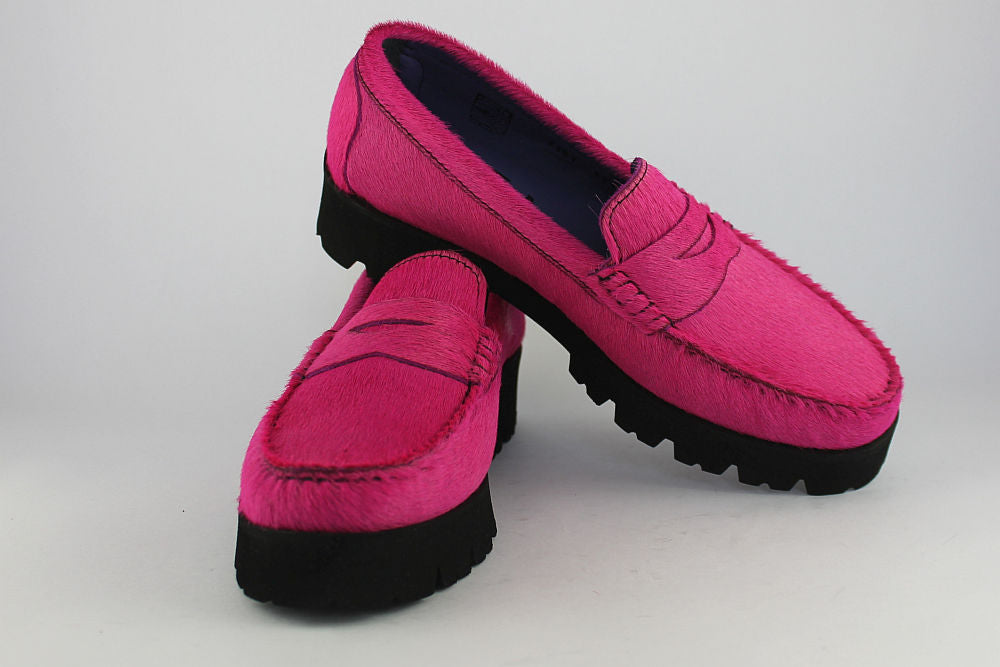 'Pink Pony' Loafer on a wedge