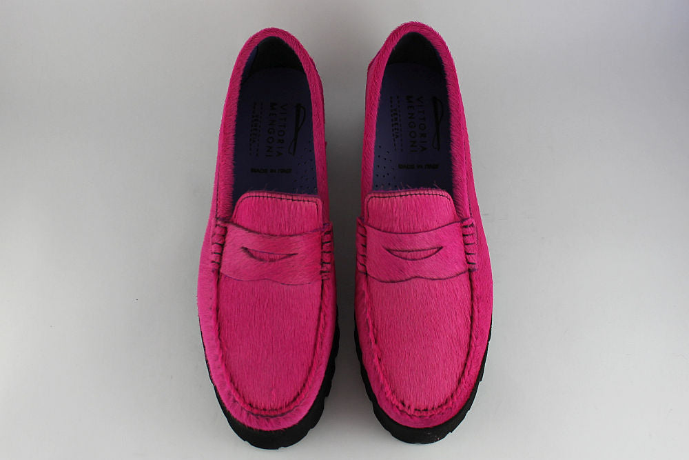 'Pink Pony' Loafer on a wedge