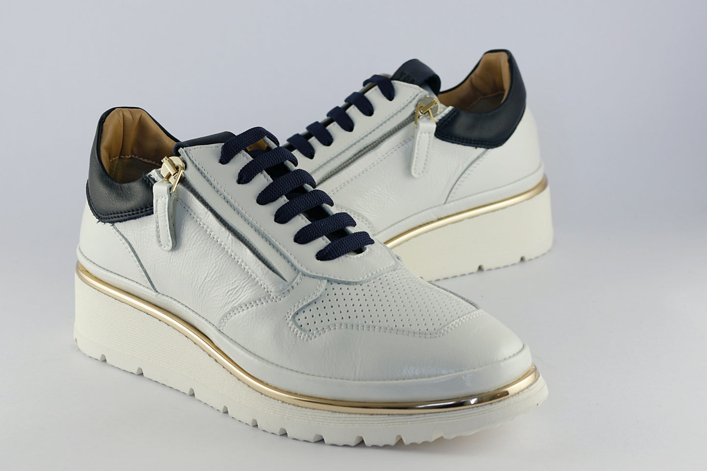 Marina in White & Navy