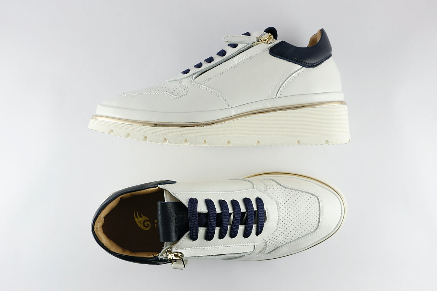 Marina in White & Navy