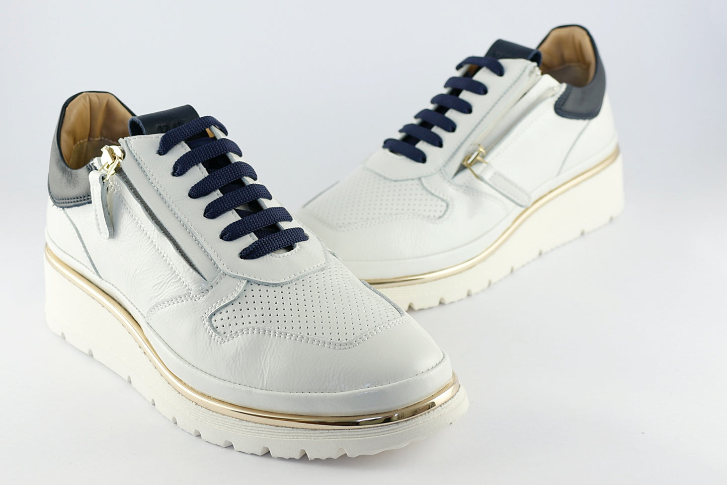 Marina in White & Navy