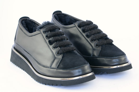 'Sofia' Sheepskin-Lined Trainer