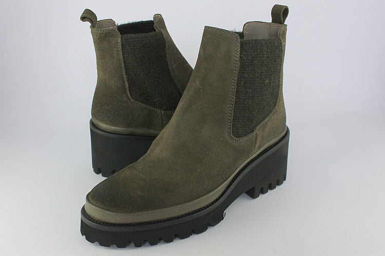 Military Suede Chelsea Boot