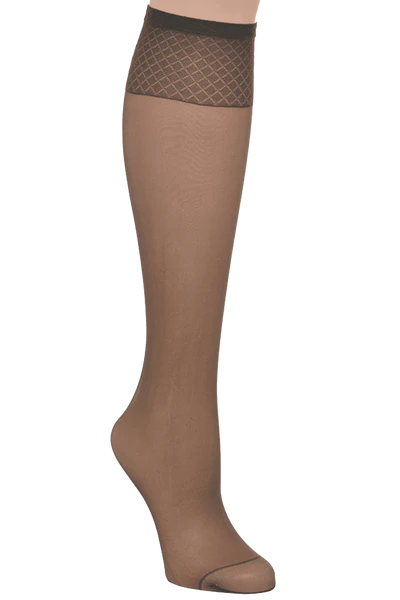 Voilance Satine 15D Knee Highs in Vision