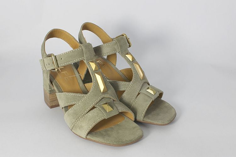 Olive green best sale suede sandals