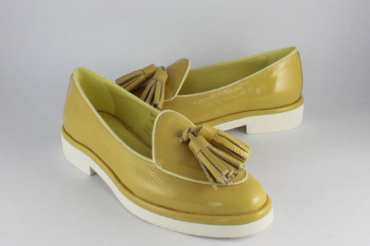 Yellow Patent Loafer