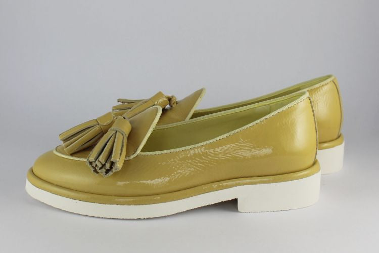 Yellow Patent Loafer