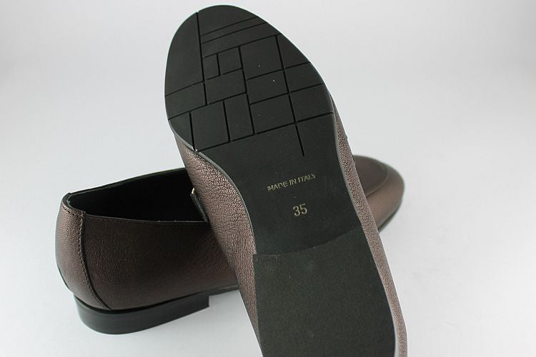 Dark Bronze Loafer