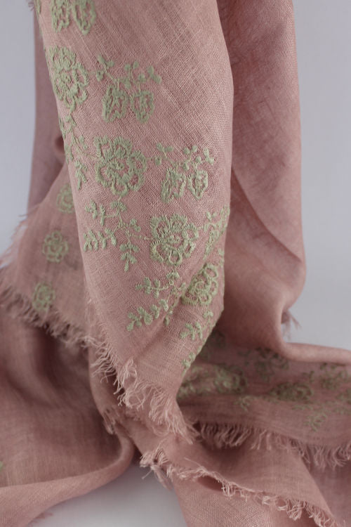 'Flaminia' Stole In Rose