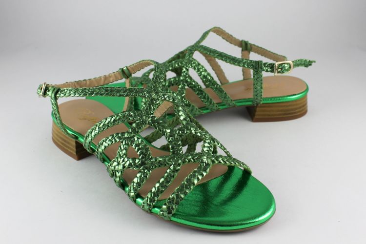 Metallic Green Sandal