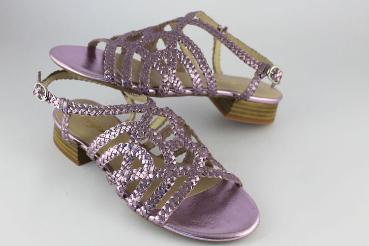 Metallic Lilac Sandal