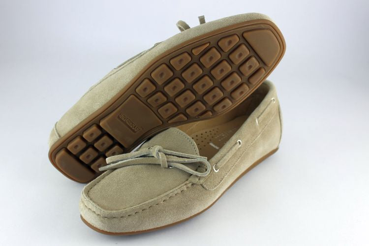 Stone Suede Moccasin