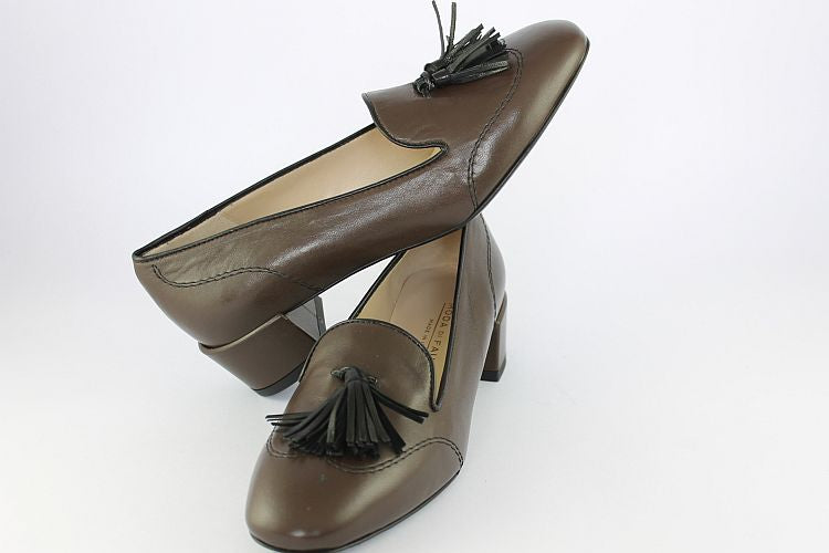 Soft Brown Loafer With Tassels