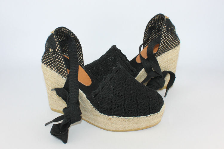 Black 'Martina' Espadrille