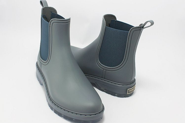 Grey/Blue Wellie Boot